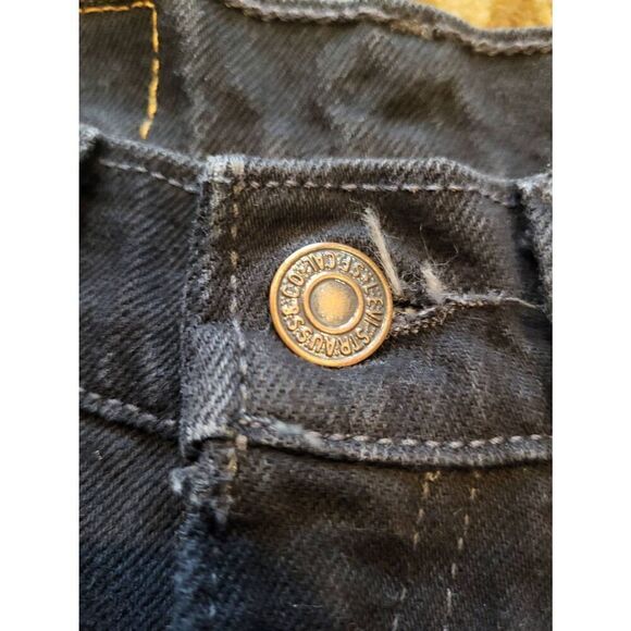 Levi's Jeans Women's 2 Black Vintage 1997 Slim Fit Tapered Leg High Rise - Picture 3 of 6
